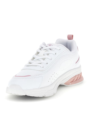 Sneakers bianche con dettagli rosa Champion Eagle Run U Gs