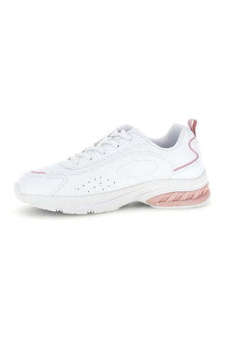 Sneakers bianche con dettagli rosa Champion Eagle Run U Gs