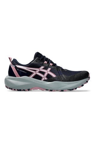 Scarpe da trail running blu con logo rosa Asics Gel-Venture 11