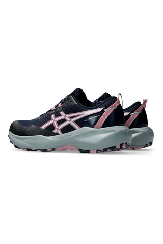 Scarpe da trail running blu con logo rosa Asics Gel-Venture 11