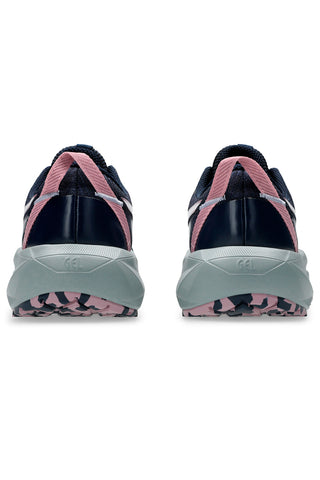 Scarpe da trail running blu con logo rosa Asics Gel-Venture 11