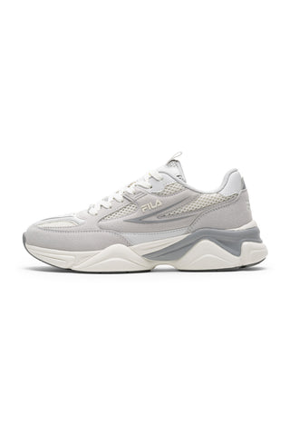 Graue und weiße Sneaker mit klobiger Sohle von Fila Recade S