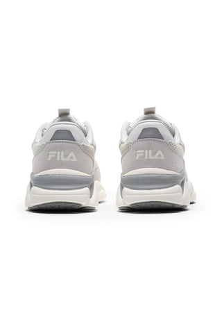 Graue und weiße Sneaker mit klobiger Sohle von Fila Recade S
