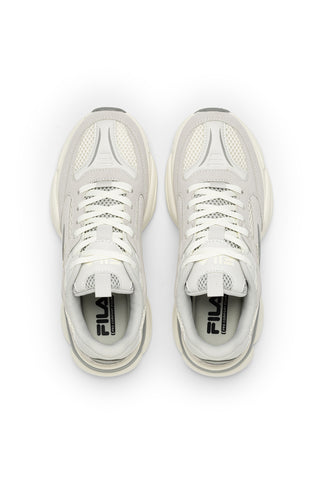 Graue und weiße Sneaker mit klobiger Sohle von Fila Recade S