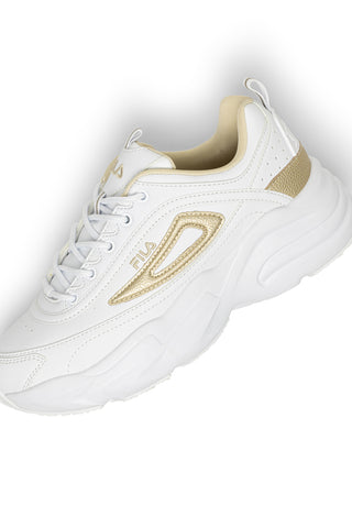 Sneakers bianche con dettagli oro e suola chunky Fila Skye ZP