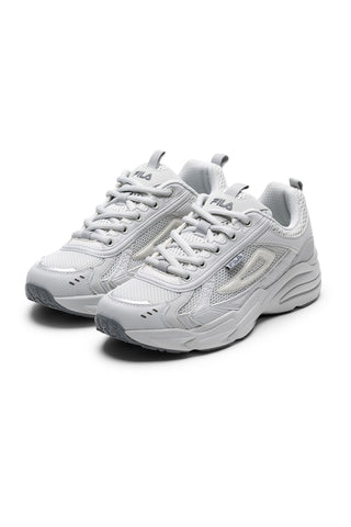 Weiße Sneaker mit klobiger Sohle: Fila Netgrind