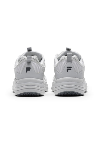 Weiße Sneaker mit klobiger Sohle: Fila Netgrind
