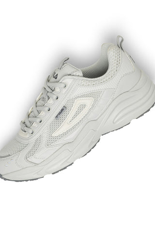Weiße Sneaker mit klobiger Sohle: Fila Netgrind