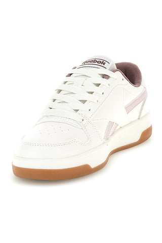 Sneakers bianche con dettagli rosa e suola ambrata Reebok MATCH PRIME V2