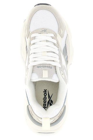 Sneakers bianche e grigie con suola chunky Reebok CHARGE RUN