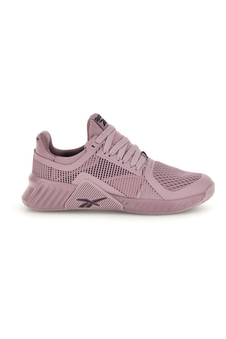 Sneakers malva in mesh con logo laterale Reebok Flip Charge