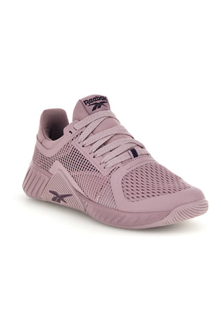 Sneakers malva in mesh con logo laterale Reebok Flip Charge