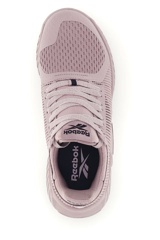Sneakers malva in mesh con logo laterale Reebok Flip Charge