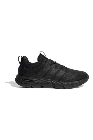 Scarpe da camminata nere in mesh con Cloudfoam Arch Rise e pianta larga Adidas Cloudfoam Flex Elastic Lace