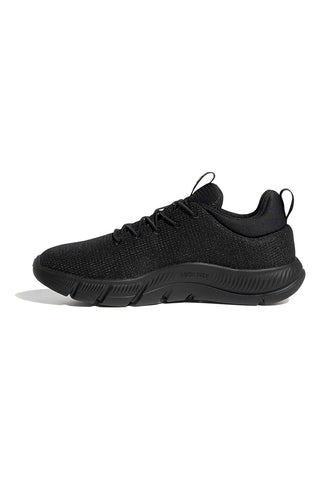 Scarpe da camminata nere in mesh con Cloudfoam Arch Rise e pianta larga Adidas Cloudfoam Flex Elastic Lace