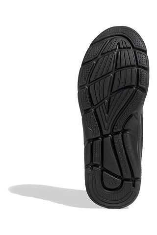 Scarpe da camminata nere in mesh con Cloudfoam Arch Rise e pianta larga Adidas Cloudfoam Flex Elastic Lace