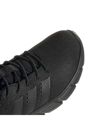 Scarpe da camminata nere in mesh con Cloudfoam Arch Rise e pianta larga Adidas Cloudfoam Flex Elastic Lace