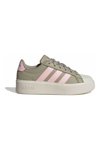Sneakers Grigioverde e rosa Adidas Streettalk Bold J