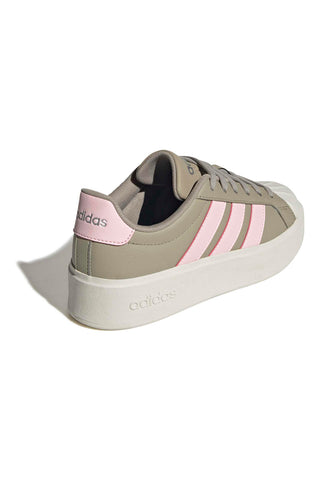 Sneakers Grigioverde e rosa Adidas Streettalk Bold J