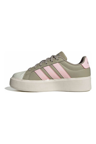 Sneakers Grigioverde e rosa Adidas Streettalk Bold J