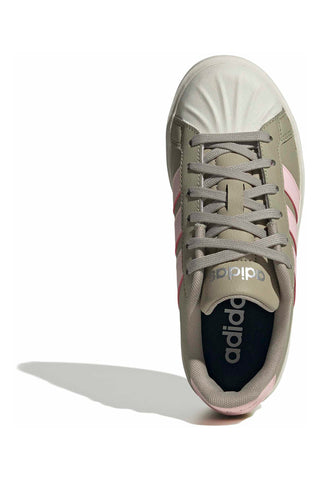 Sneakers Grigioverde e rosa Adidas Streettalk Bold J