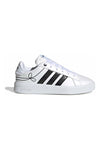 Sneakers Bianche e nere Adidas Grand Court 3 Girls J