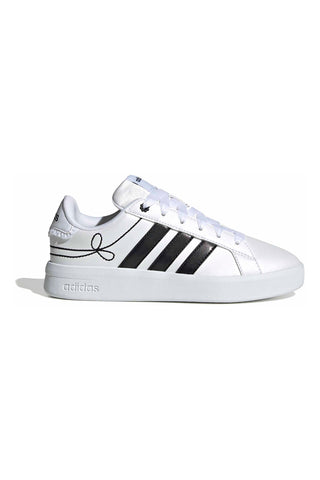 Sneakers Bianche e nere Adidas Grand Court 3 Girls J