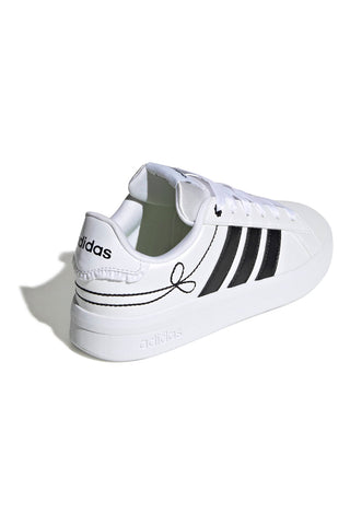 Sneakers Bianche e nere Adidas Grand Court 3 Girls J