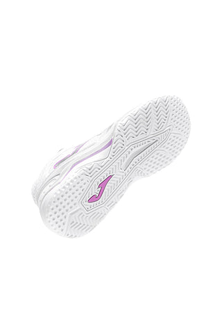 Weiße Volleyballschuhe mit lila Details von Joma VDYNMLW2602