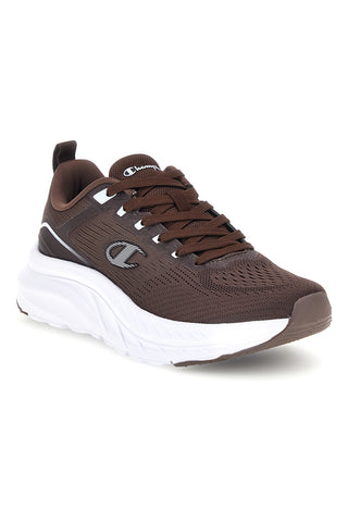 Braune Sneaker mit perforiertem Obermaterial und gepolsterter Sohle Champion Alpha SuperMax