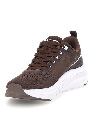 Braune Sneaker mit perforiertem Obermaterial und gepolsterter Sohle Champion Alpha SuperMax