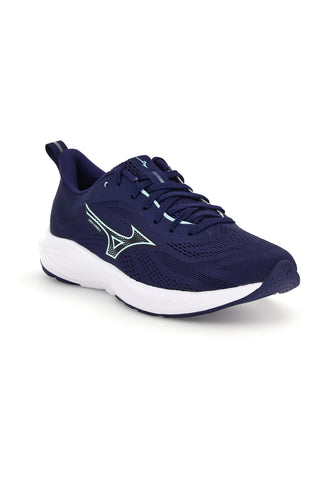 Blaue Laufschuhe aus atmungsaktivem Stoff: Mizuno Enerzy Runnerz 2