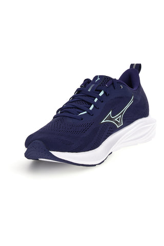 Blaue Laufschuhe aus atmungsaktivem Stoff: Mizuno Enerzy Runnerz 2