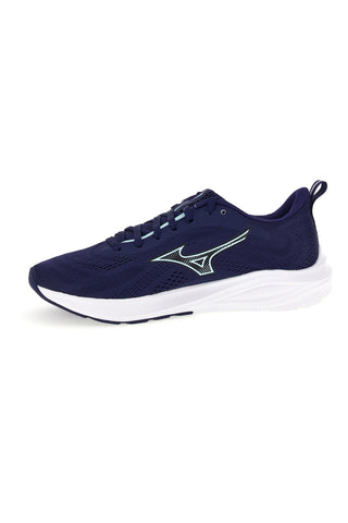 Blaue Laufschuhe aus atmungsaktivem Stoff: Mizuno Enerzy Runnerz 2