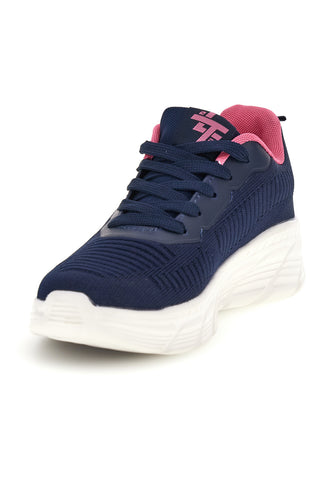 Sneakers blu con dettagli rosa 2t2l BK26WTZ11