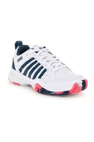 Scarpe da Tennis Bianche con Inserti Blu K-swiss 84428129M