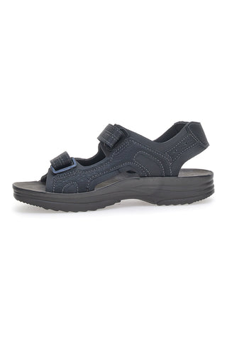Sandali Neri Con Strappi in Velcro Inblu 28 RY