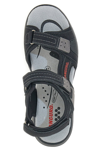 Canguro 1015 Schwarze Sportsandalen