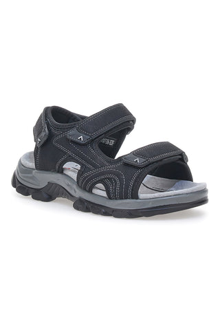 Canguro 1011 Schwarze Sportsandalen