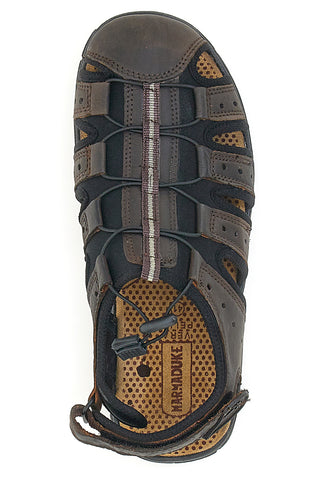 Marmaduke 3602 Halboffene Sandalen Braun