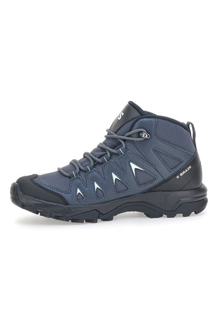 X Braze Mid GTX Blaue Trekkingschuhe