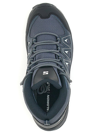 X Braze Mid GTX Blaue Trekkingschuhe