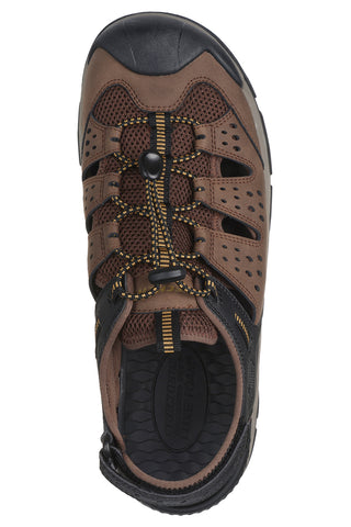 Skechers Tresman-Menard Braune Fischersandalen