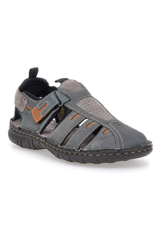 Halboffene Air Force Graue Sandalen mit Lederinnensohle Altemberg 2401