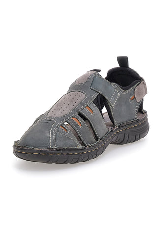 Halboffene Air Force Graue Sandalen mit Lederinnensohle Altemberg 2401