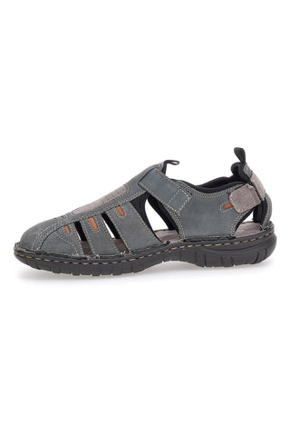 Halboffene Air Force Graue Sandalen mit Lederinnensohle Altemberg 2401