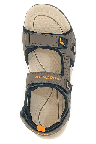 Braune Sandalen mit Klettverschluss Rips Goodyeas 31048