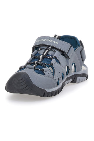 Graue Sandalen mit Klettverschluss Goodyeas 31047