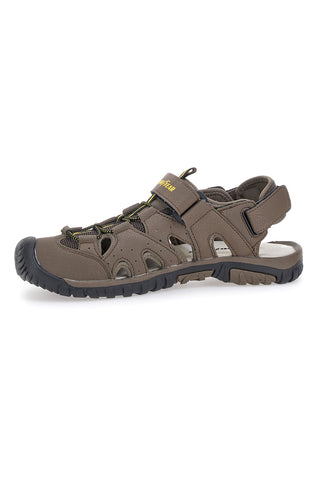 Braune Sandalen mit halbgeschlossener Spitze Goodyear 41037
