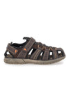 Sandali Fisherman Marroni Con Strappo Canguro 1013
